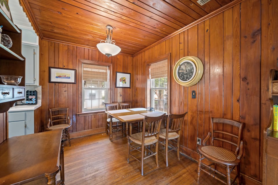 Sit down to a home cooked meal with the whole family.