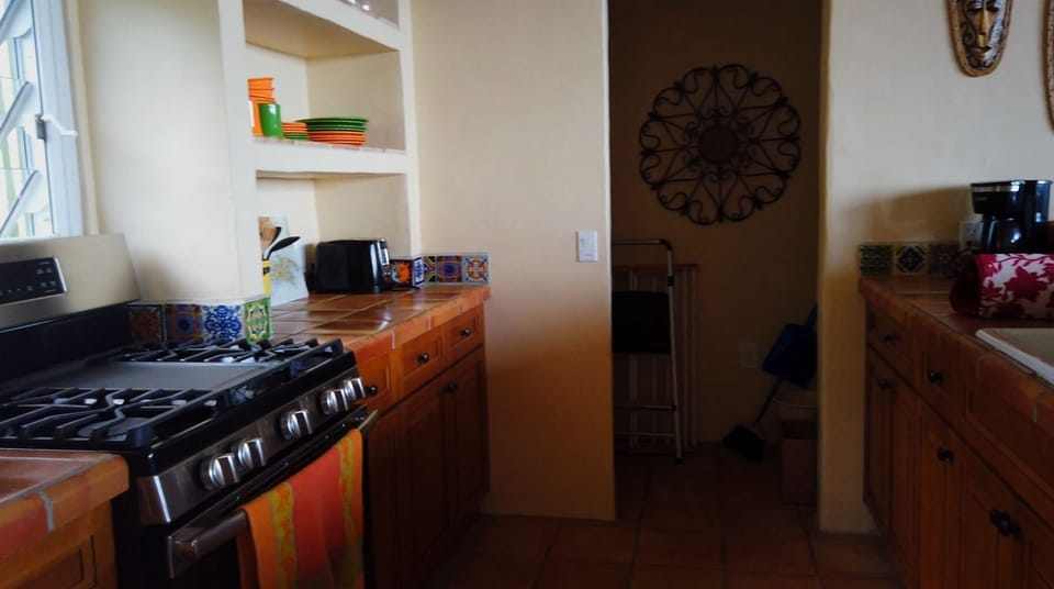 Kitchen with all new appliances, including gas range and stove, pantry too.