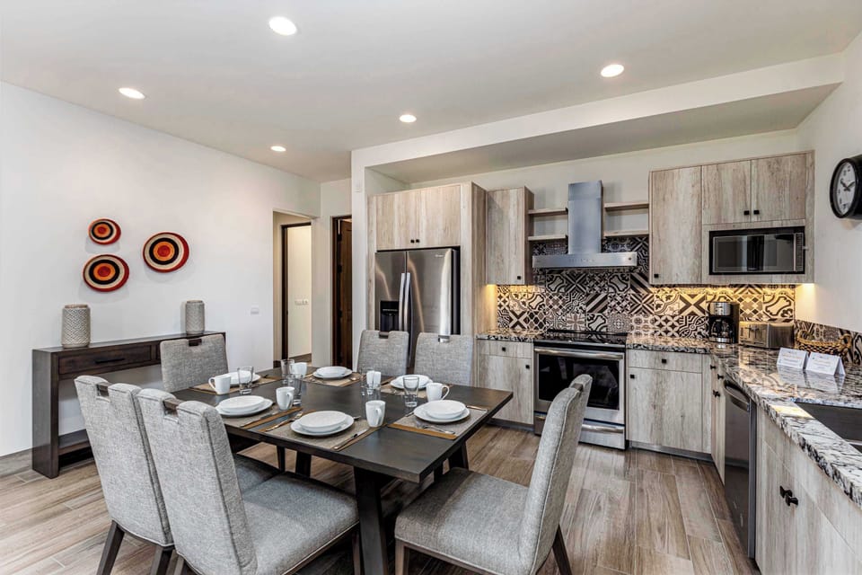 Fully equipped kitchen