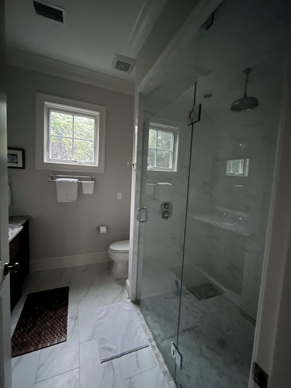 First floor Handicap Accessible Shower Zero Entry Wheel Chair Accessible