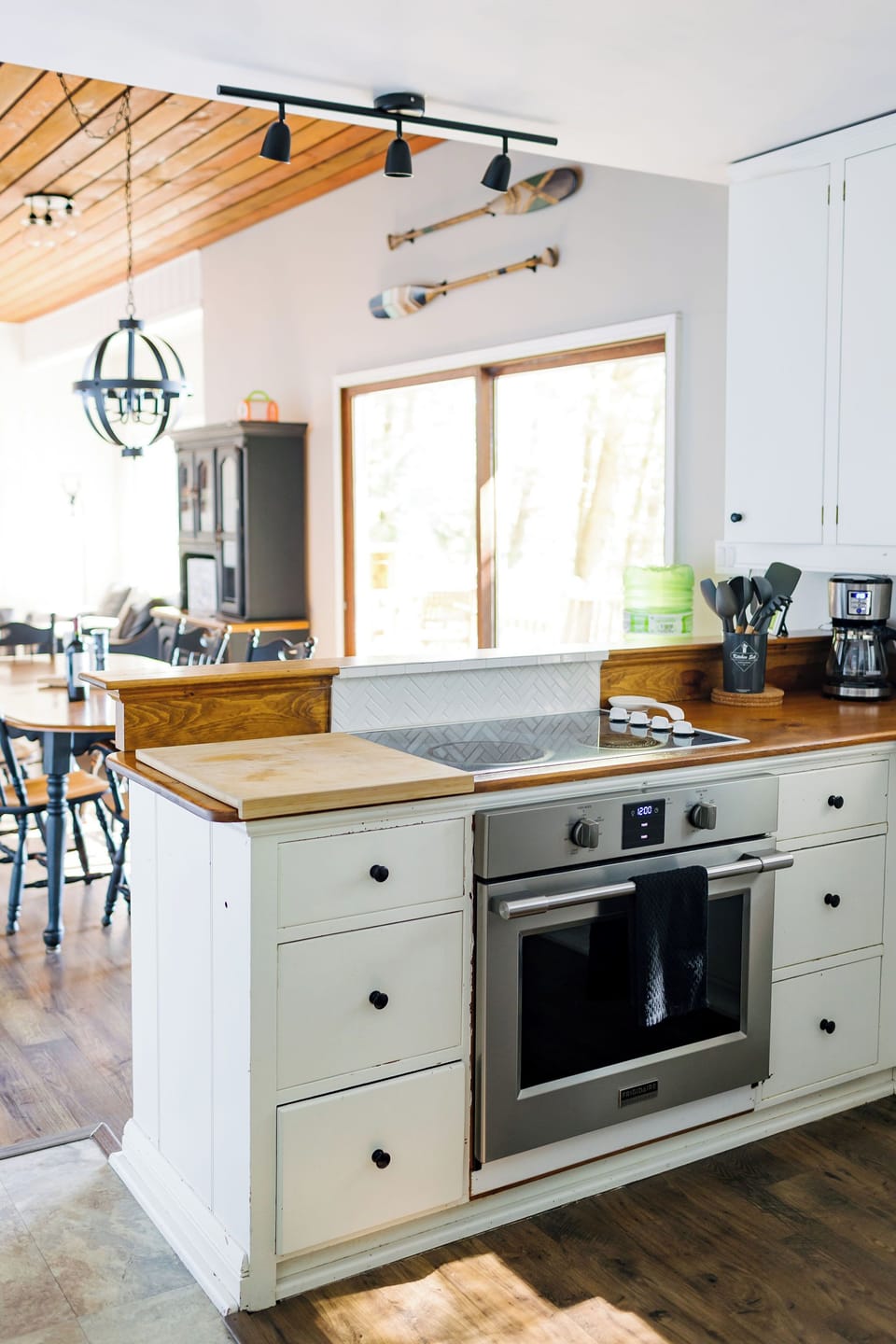 Kitchen Facing Dining - Convection Stove