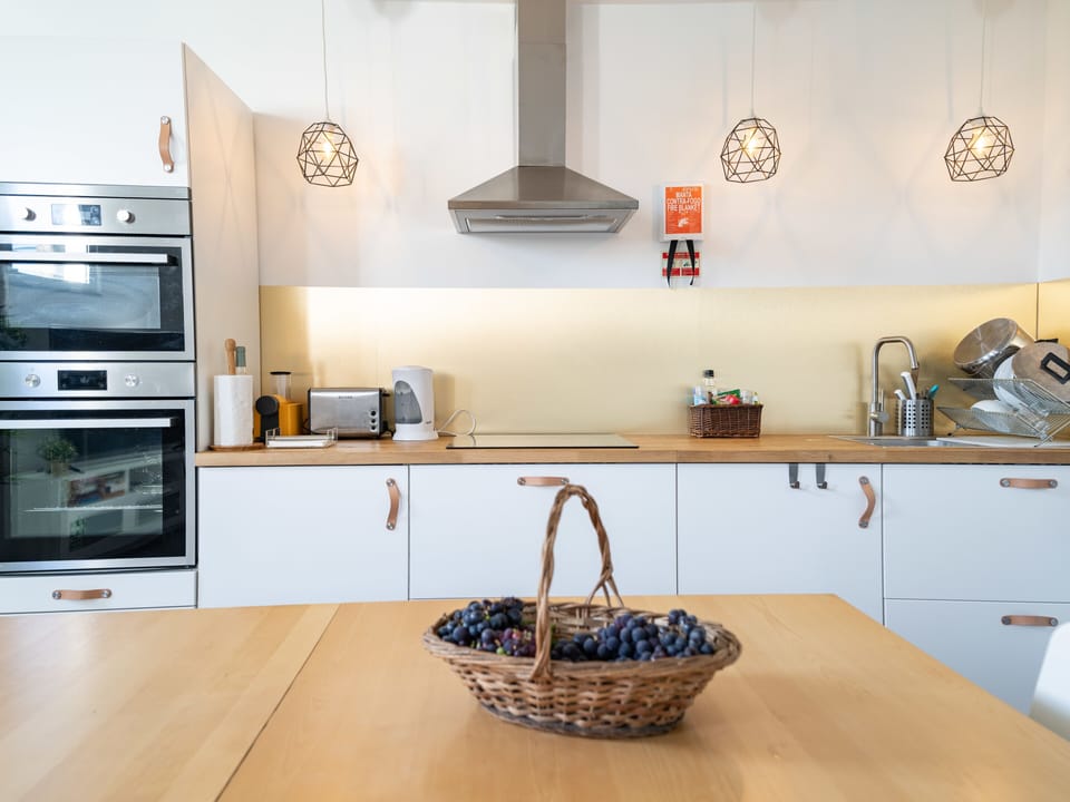 dining area and kitchen