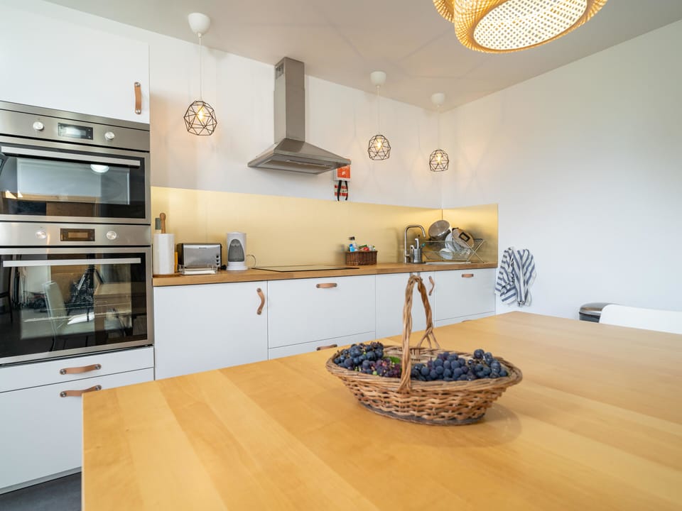 dining area and kitchen
