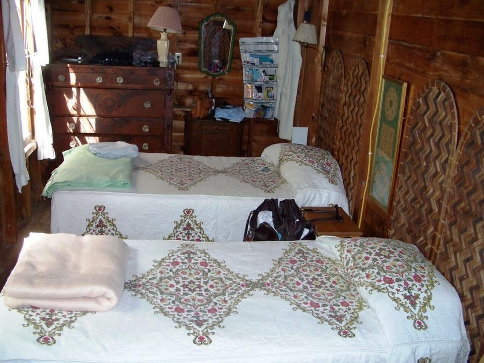 Downstairs bedroom with 2 twin beds