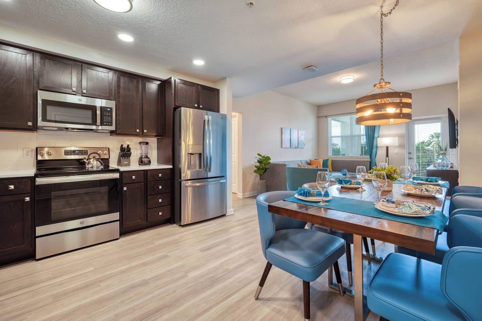 Kitchen and dining area