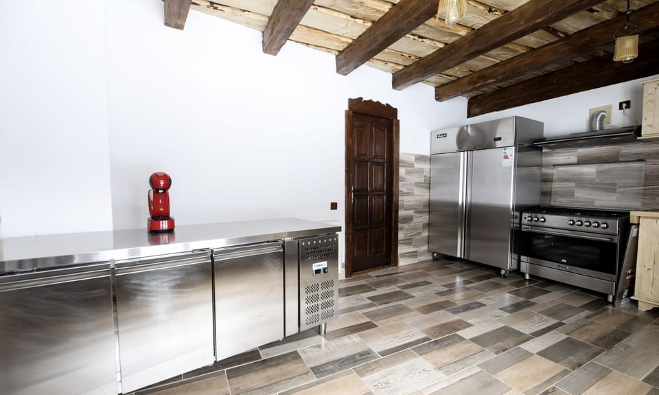 Professionally equipped kitchen and storage,  huge pantry to deposit aliments