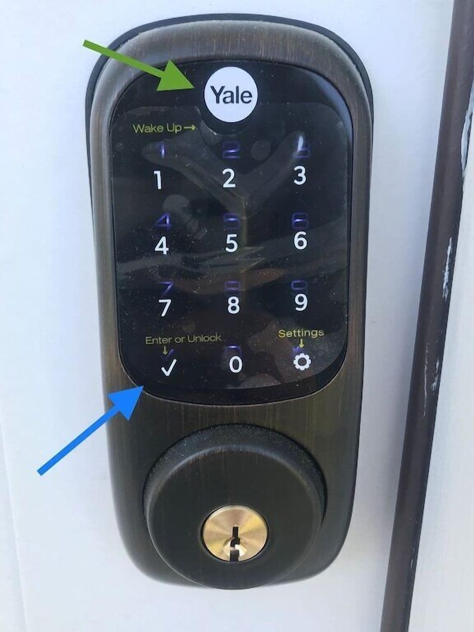 Keyless entry keypad
