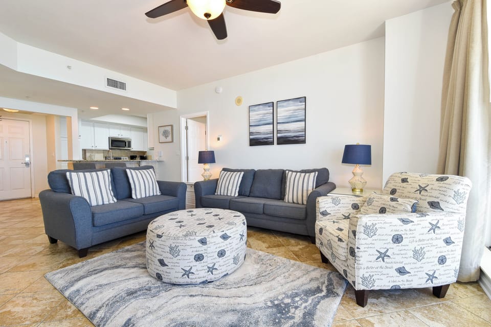 Silver Beach Towers East 402 - Living Area