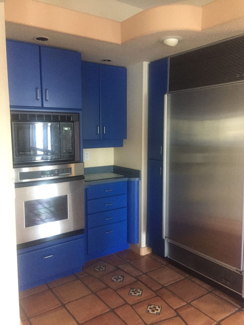 Oven, Microwave and large fridge
