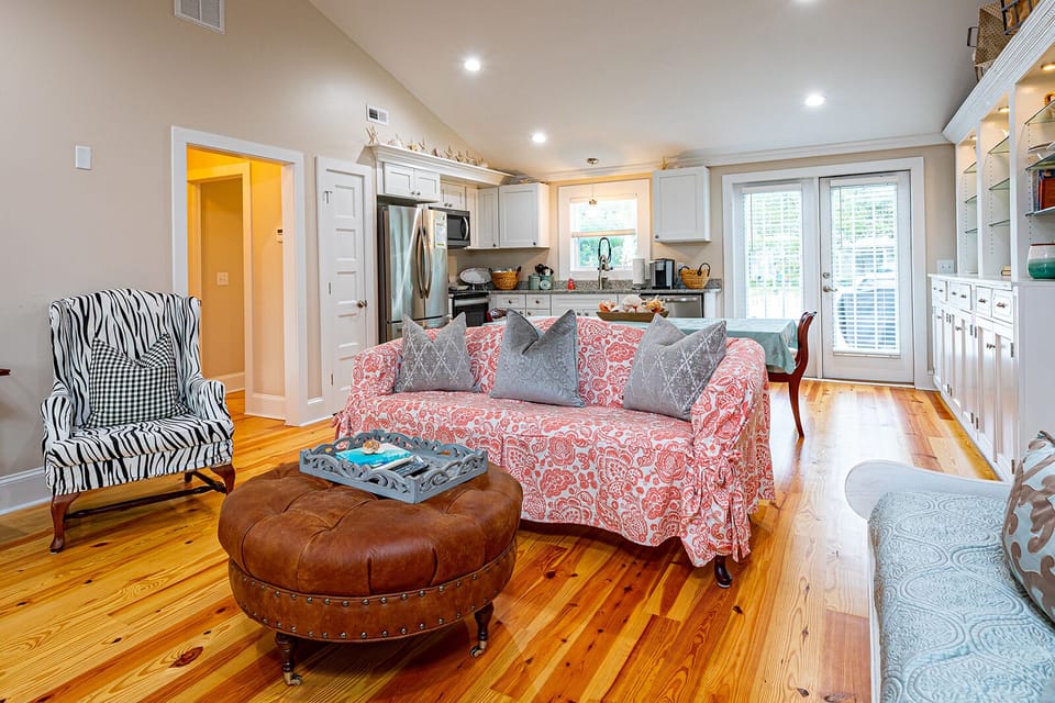 Beautifully decorated living space
