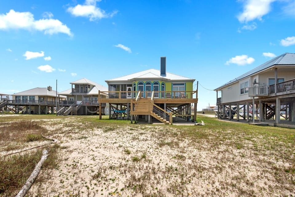 Backside view of house.