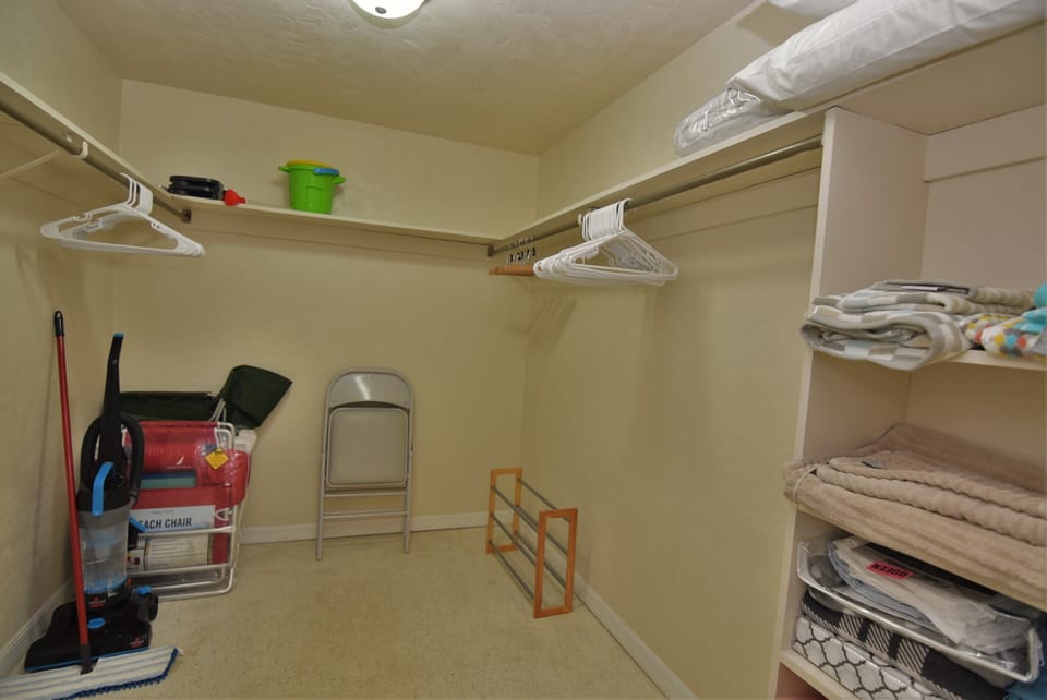 Master walk-in closet