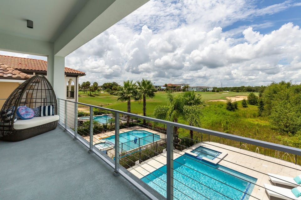 Balcony off of the master bedroom