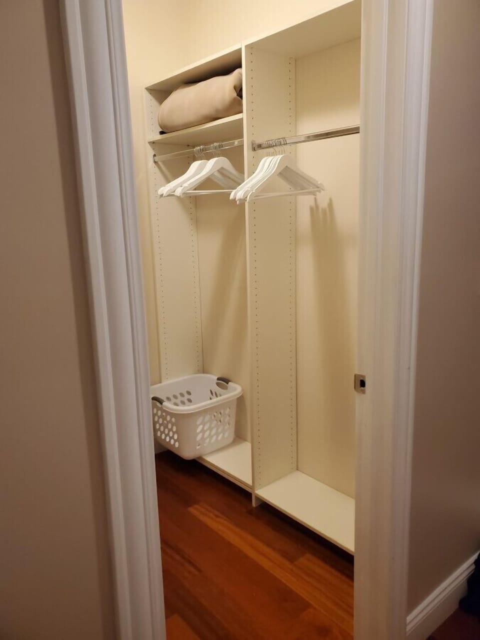 Spacious walk-in closet for your belongings during your stay