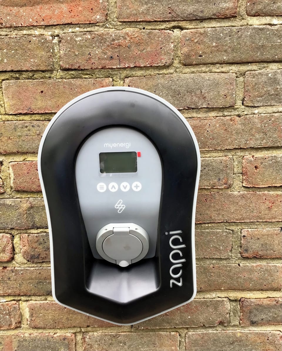 ZAPPI EV Charger Available set up in parking space Per kWh fee