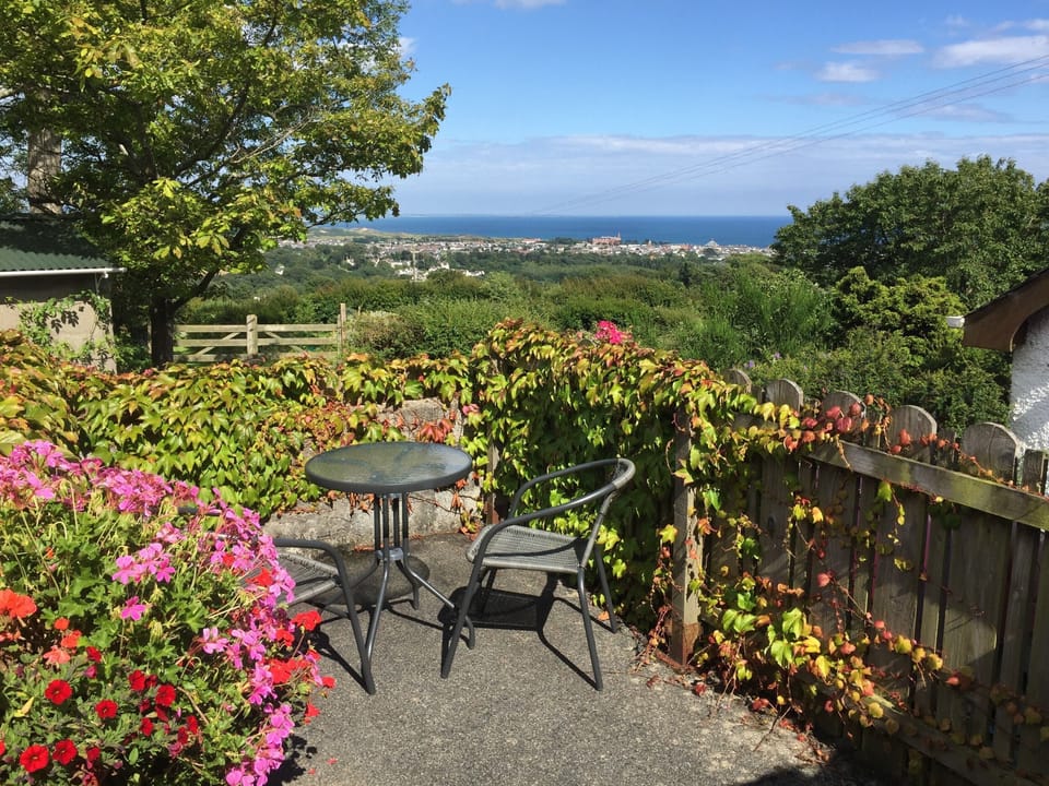 Patio and view