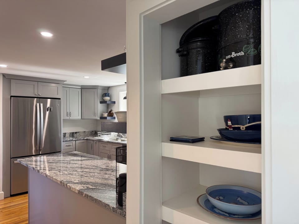 Kitchen and Pantry Shelves