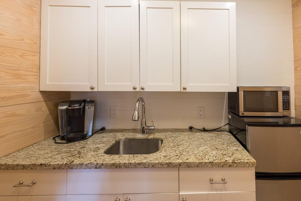 Kitchenette area in cottage