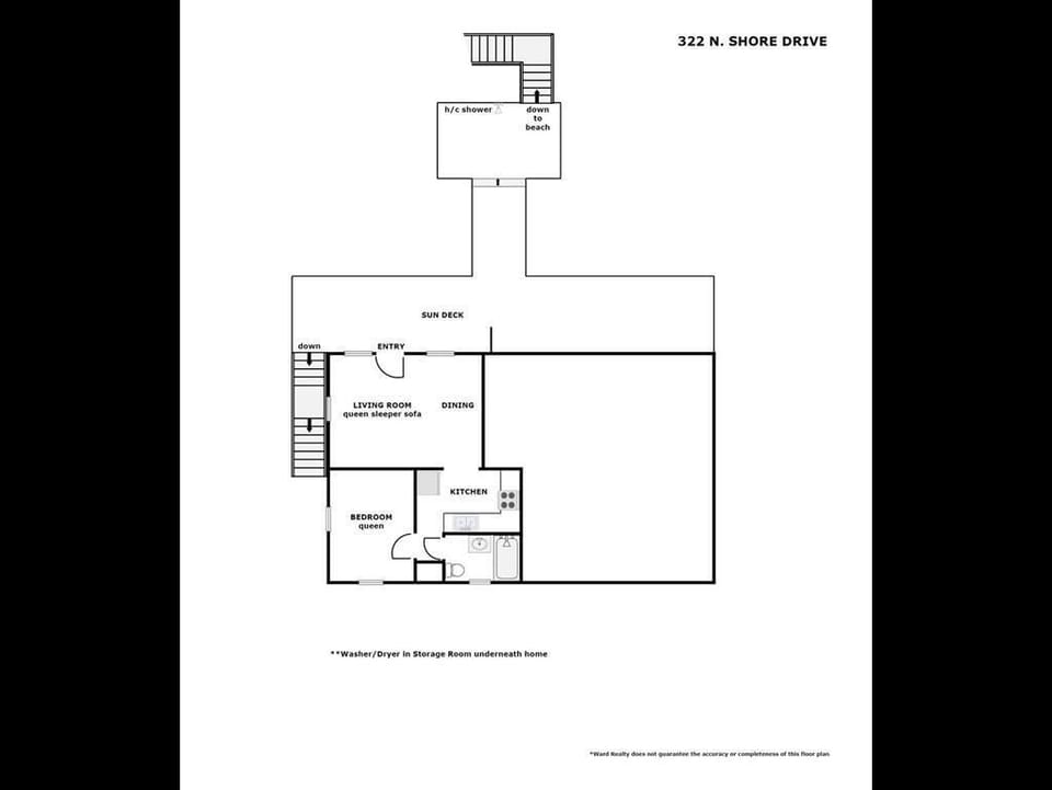Sea Flat 1 Floor Plan