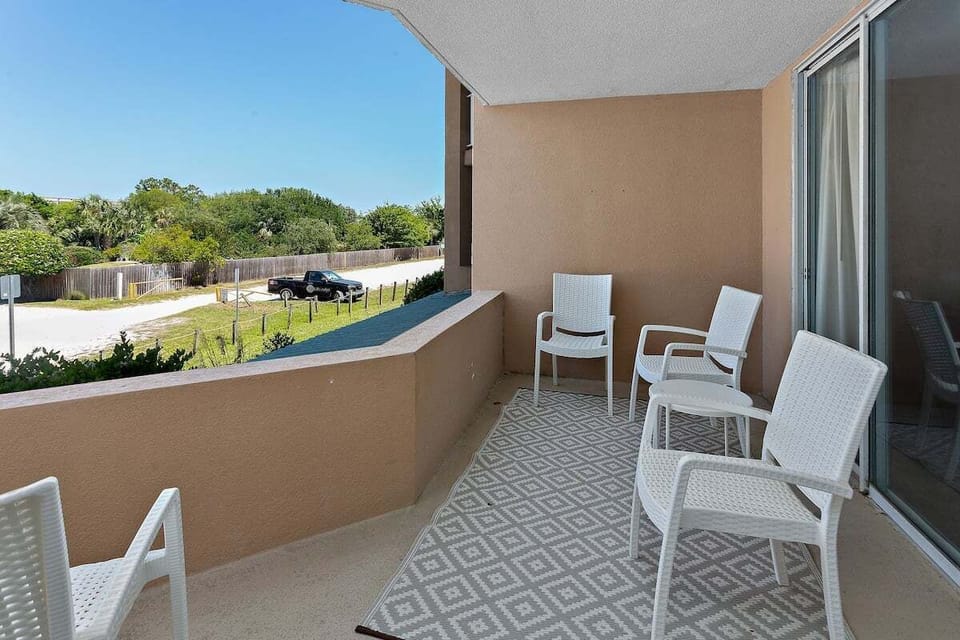 North Breakers 201 - Private Balcony with access from master bedroom and living room