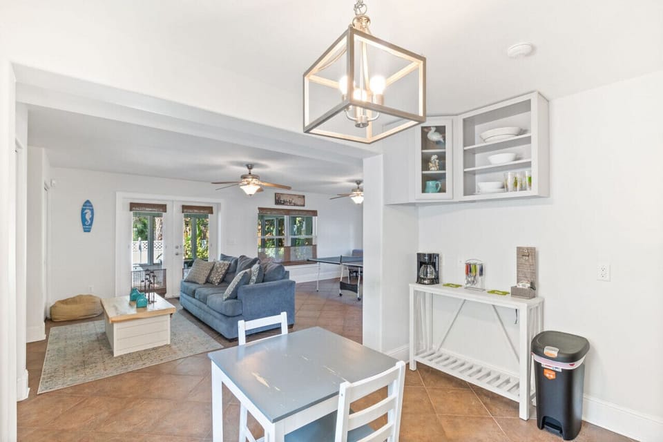 Downstairs breakfast nook