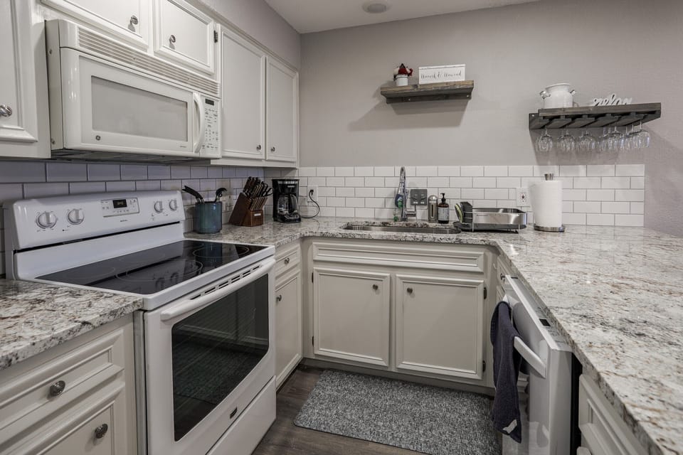 Cook up a tasty meal in the newly renovated kitchen