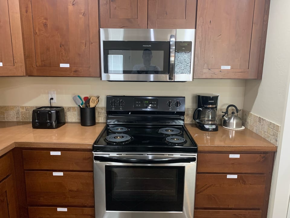 New stainless appliances