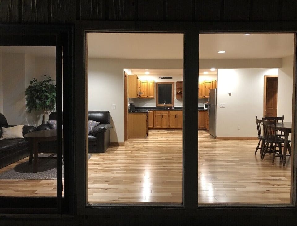 On the shuttle bus route and private house without neighbors!  House in Carrabassett Valley