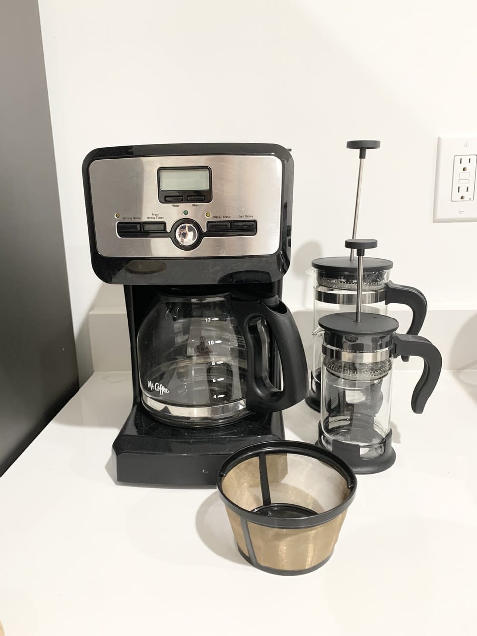 Drip coffee maker with good filter.  French press.