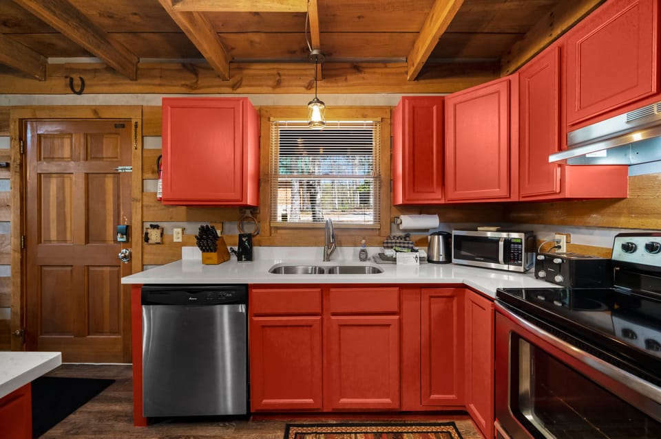 Whip up your favorite meal in our updated and well stocked kitchen