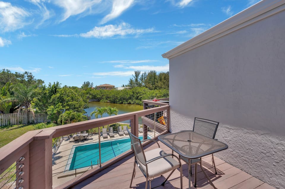 view from private deck area
