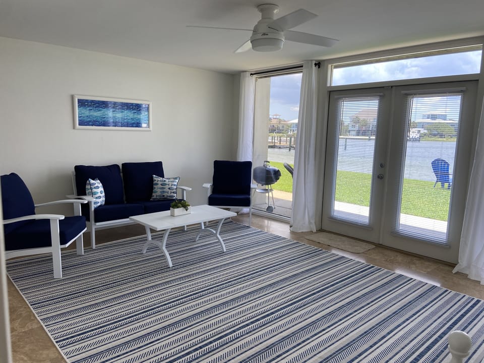 Sitting Area with view of bay on first floor