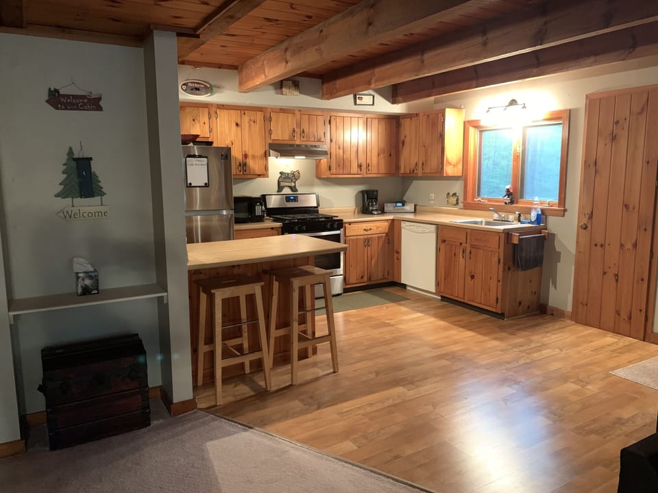full kitchen stocked for your needs!