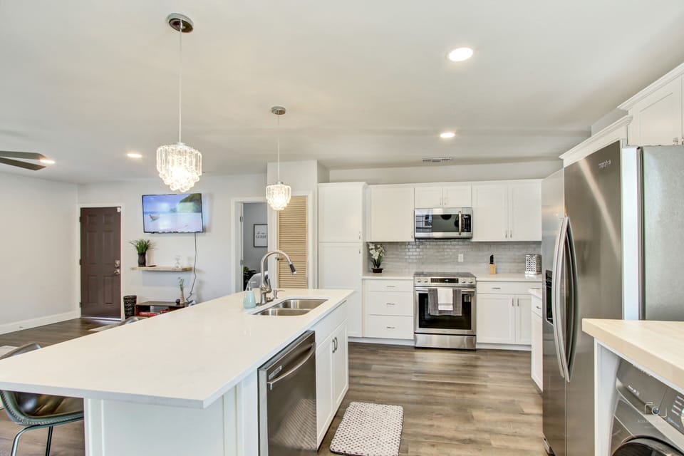 Island W/Seating and Dining Area near Kitchen