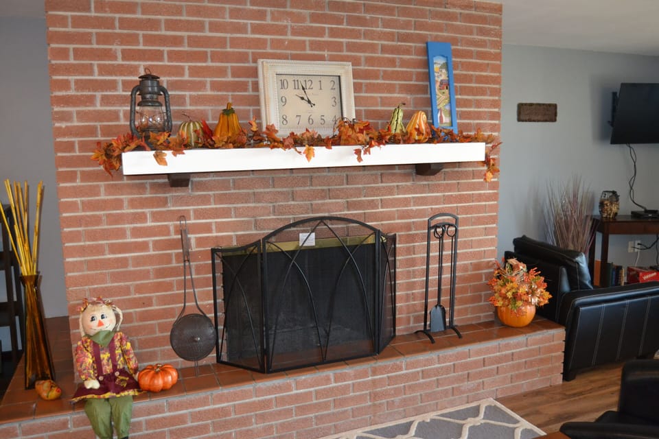 Common area fireplace