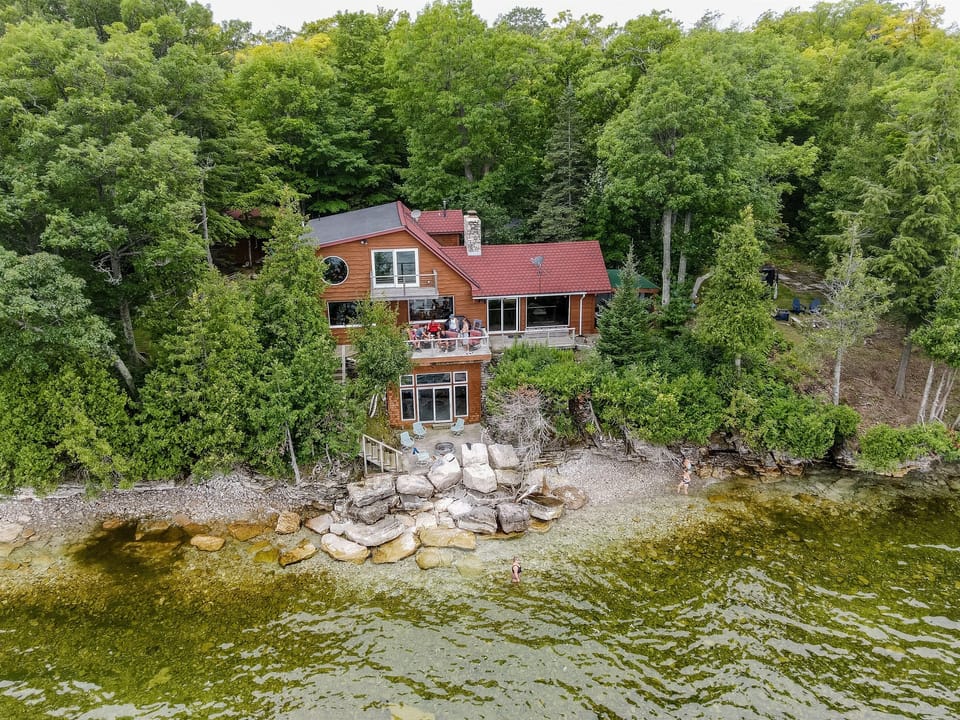 Aerial view of the property!