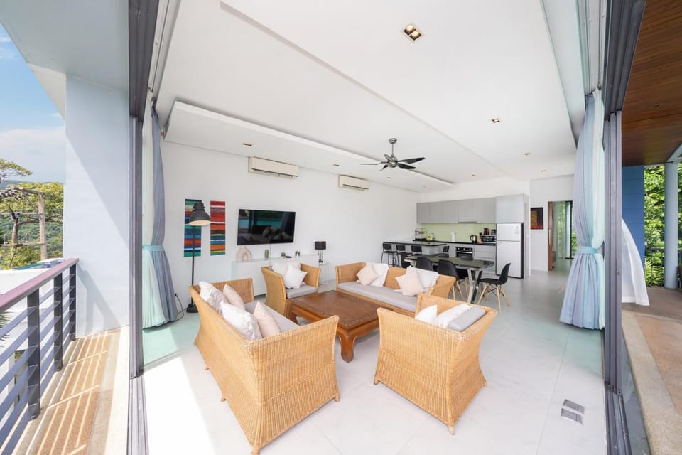 Seaview pool villa with maid on Kamala hills (15194)