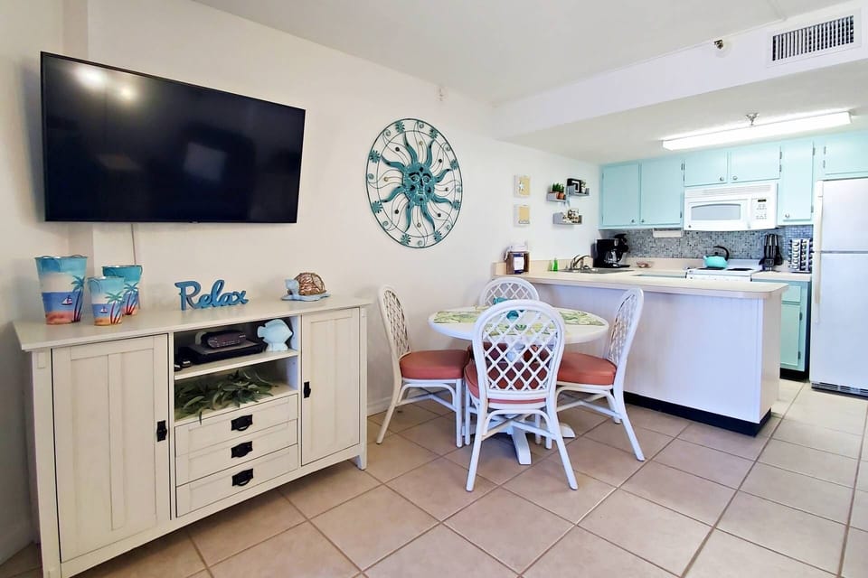 You'll fall in love with this 9th floor coastal decorated unit!