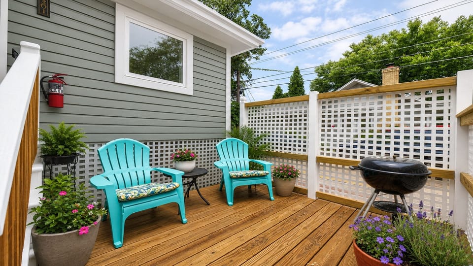 patio outside private to Sunray