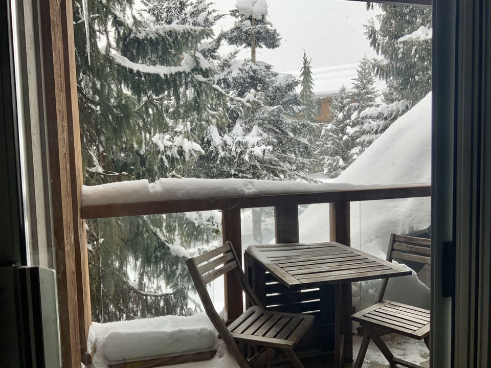 Lower patio, cover from the elements. 