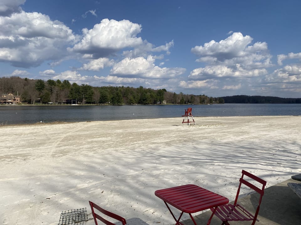 New Providence Beach just a short walk away!