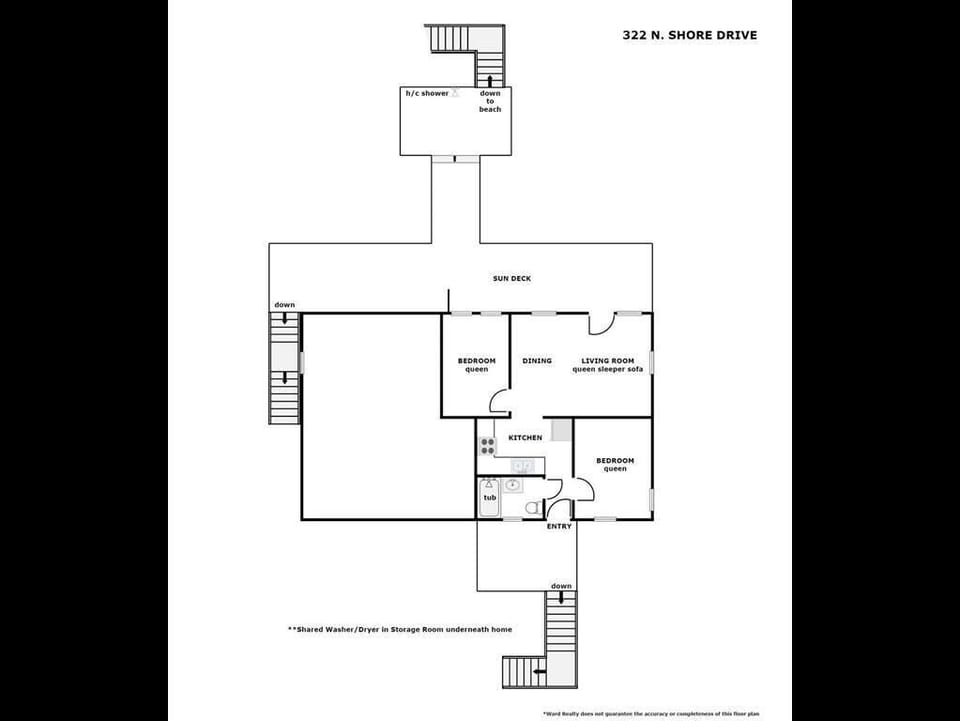 Sea Flat 2 Floor Plan