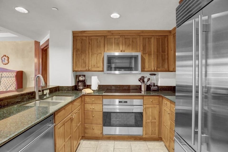 Kitchens are fully stocked with dishes, utensils and more.