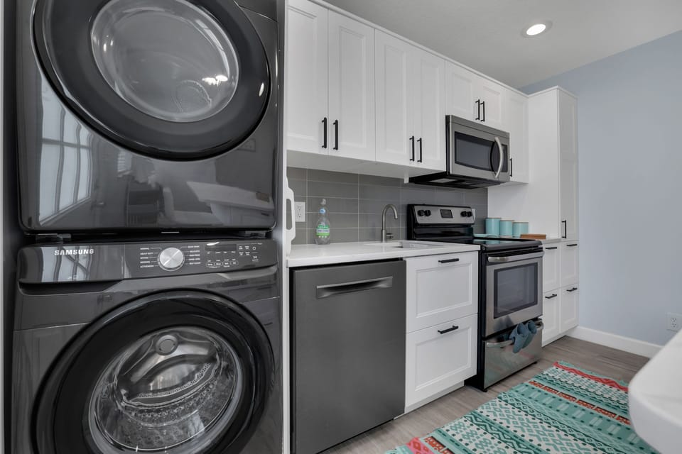 We provide washer and dryer.