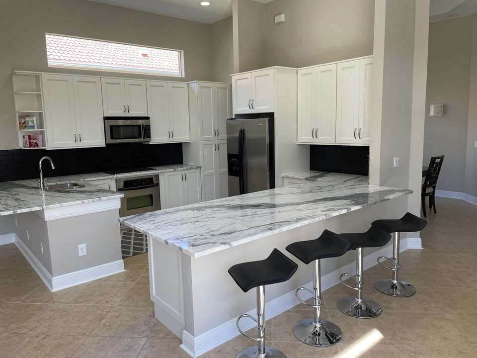 New kitchen cabinets and new granite counter, new dishwasher, touchfree faucet. 