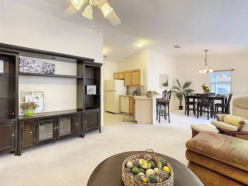 Entertainment Center and Family Room