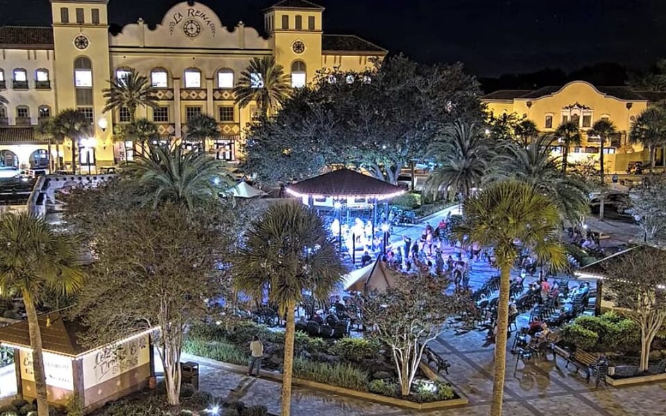 Spanish Springs at night