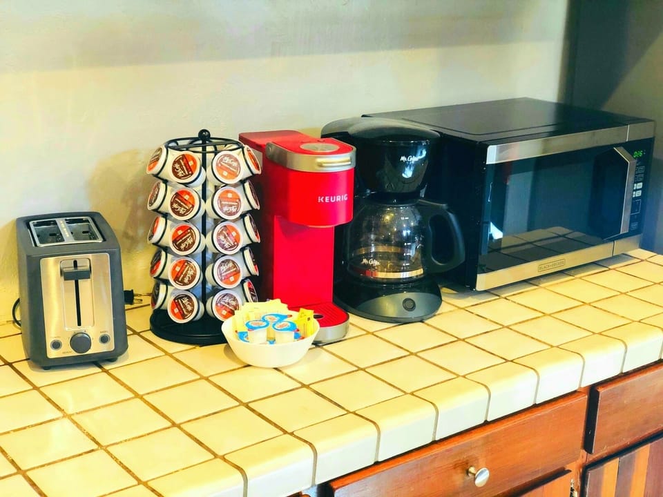 Fully stocked Keurig Coffee Station