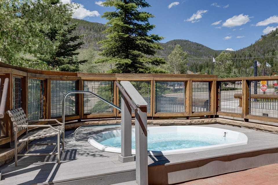 Shared hot tub.