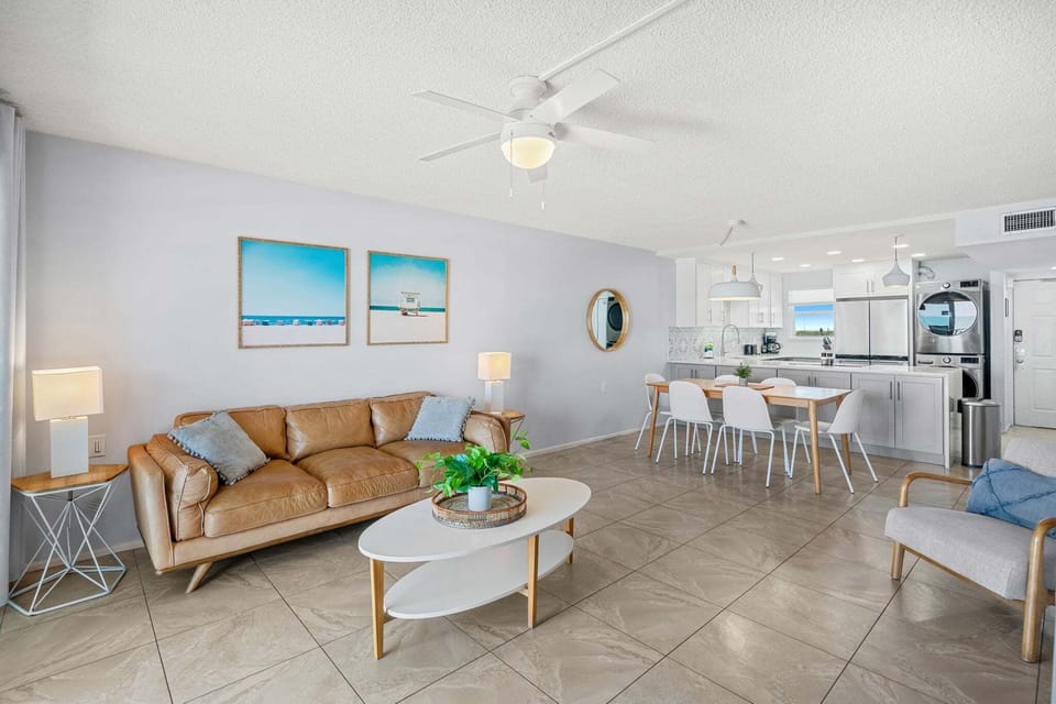 Coastal decor touches throughout the condo